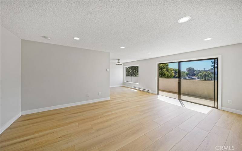 living room, balcony, dinning room window