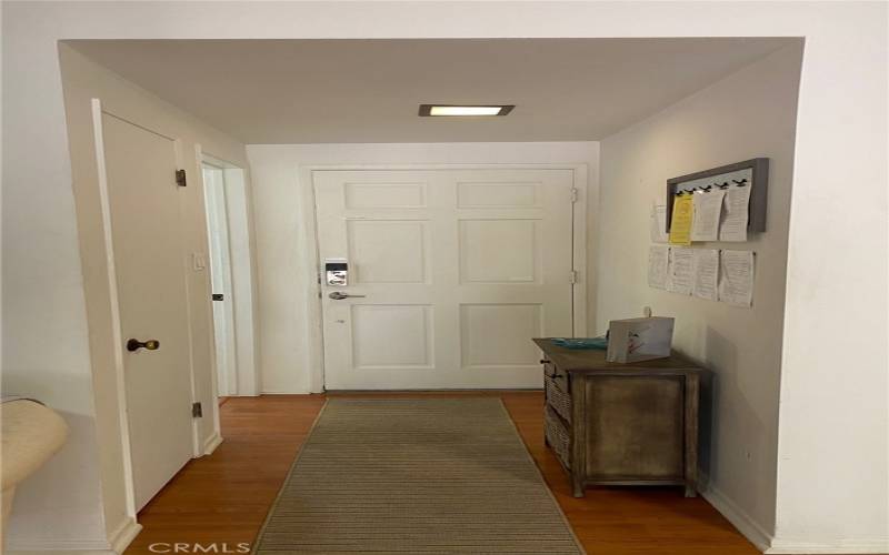 Hallway from Living room to front door