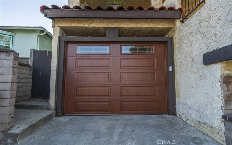 Secured front Garage