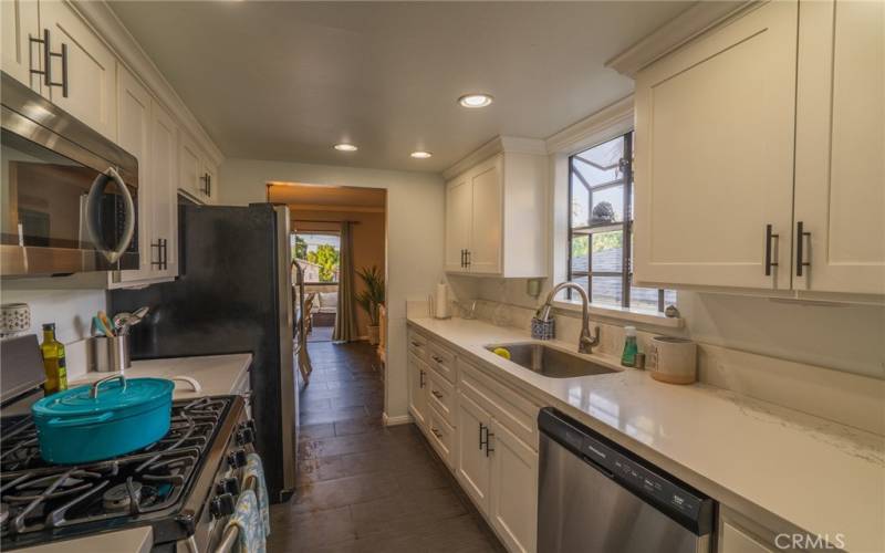 Upgraded, spacious galley Kitchen