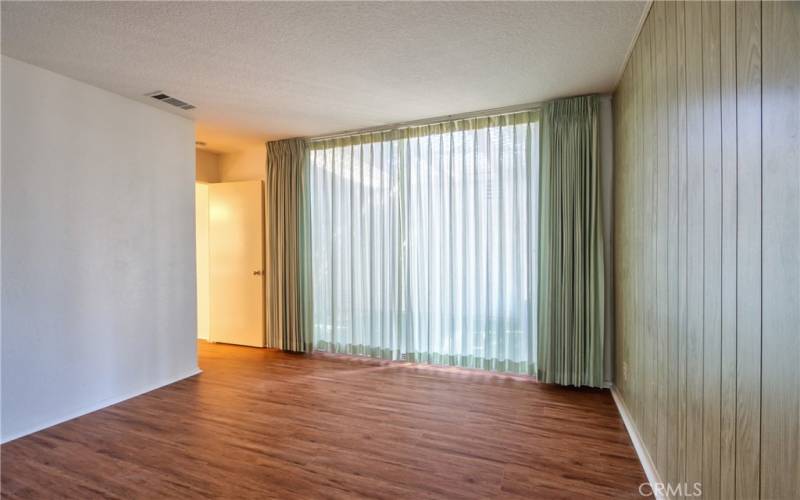 Second bedroom with new flooring!