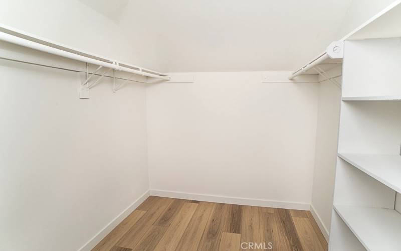 Primary walk in closet