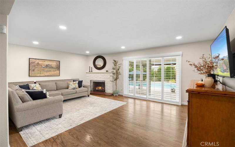 Living Room and Fireplace