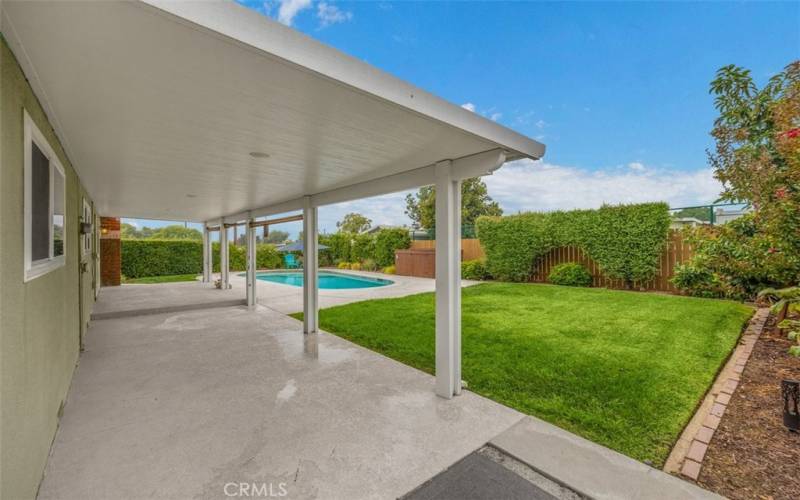 Covered Patio and slip-resistant “Cool Deck”