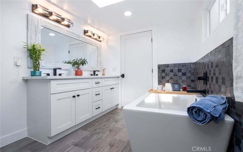 Primary Bathroom with Double Sinks