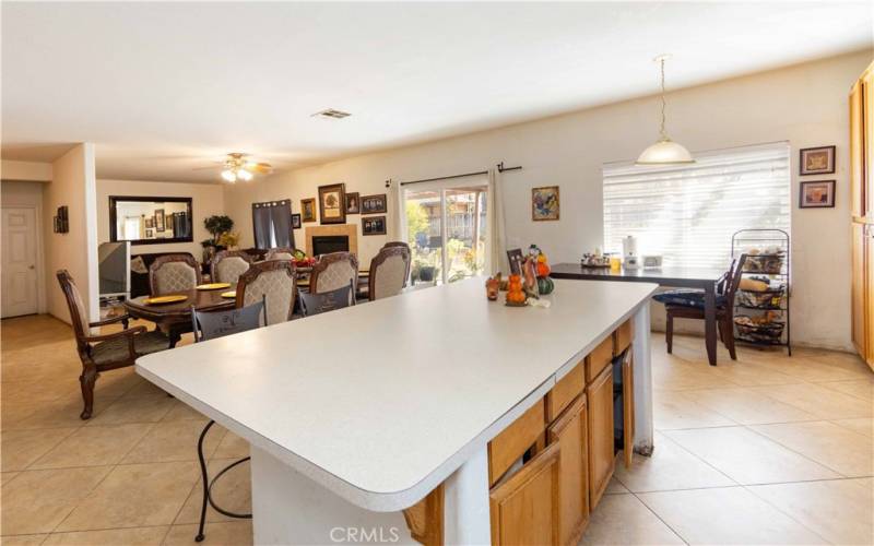 Kitchen and Island View