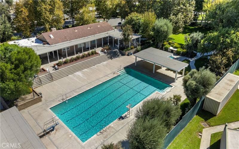 HOA pool and club house.