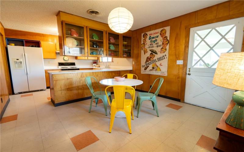 Dining Room  - glass front cabinets