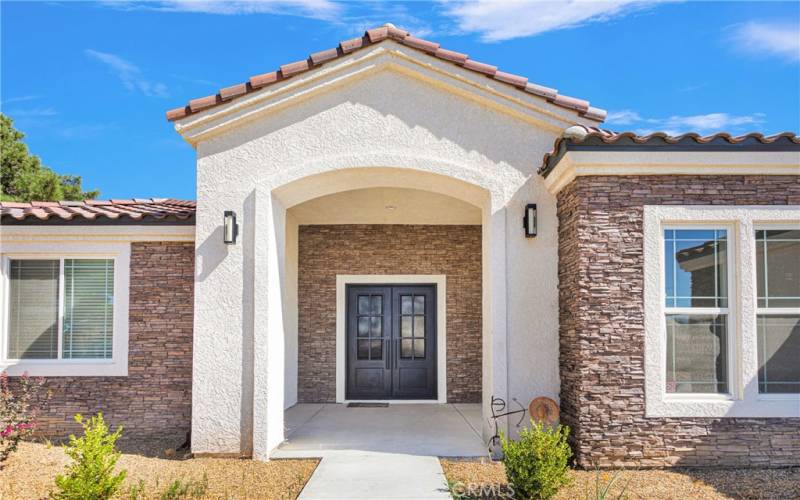 8 Foot Double Iron Door Entry