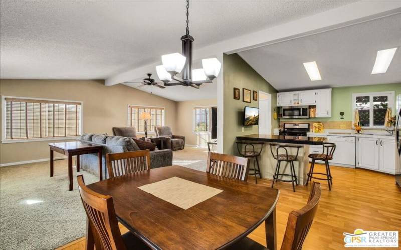 Dining area to living room