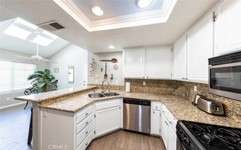 Granite Counters in Kitchen