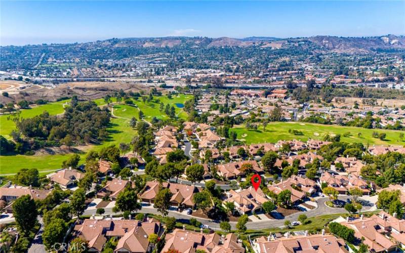 Aerial View of Mesa Vista Community