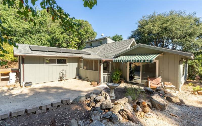 The home welcomes you to enjoy the outdoors with multiple patios to choose from.  Exterior of the home was recently painted.