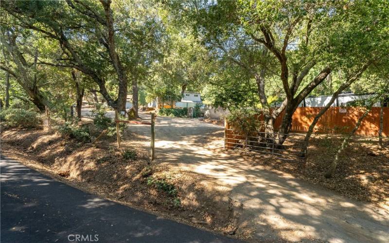 The gated entrance allows you to limit access to the property to only those you want there.