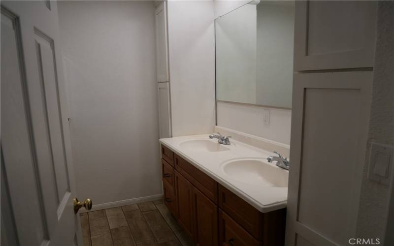 Front hall bath vanity