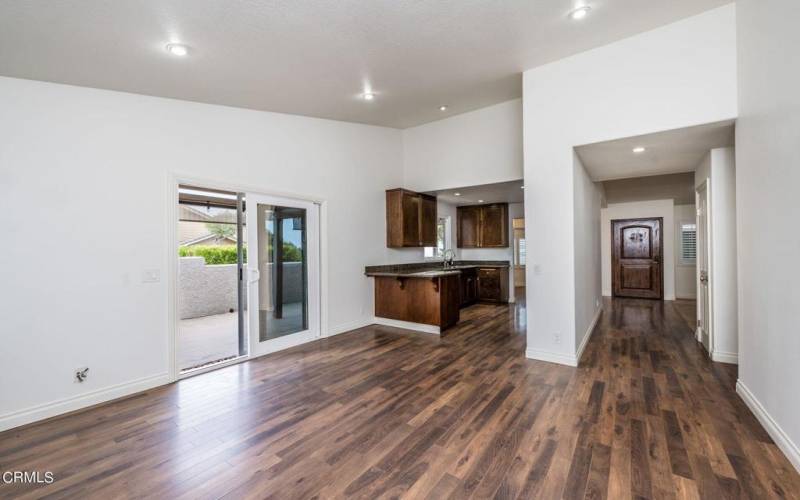 Family room to kitchen