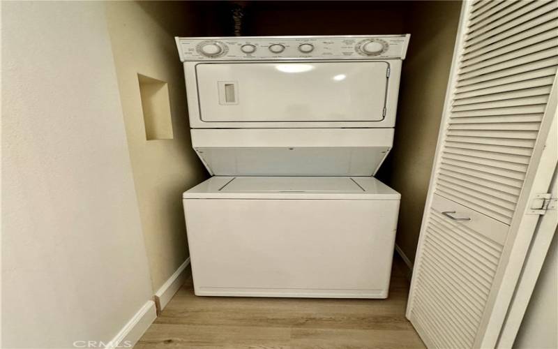 In-unit washer and dryer