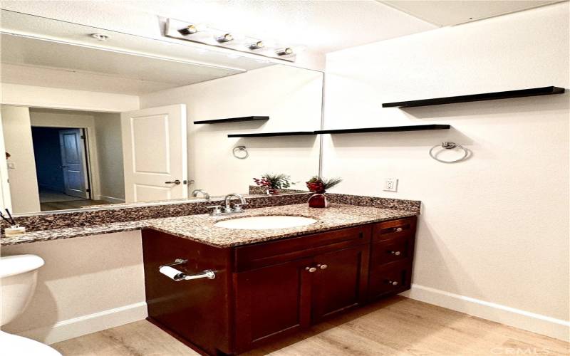 View of bathroom sink