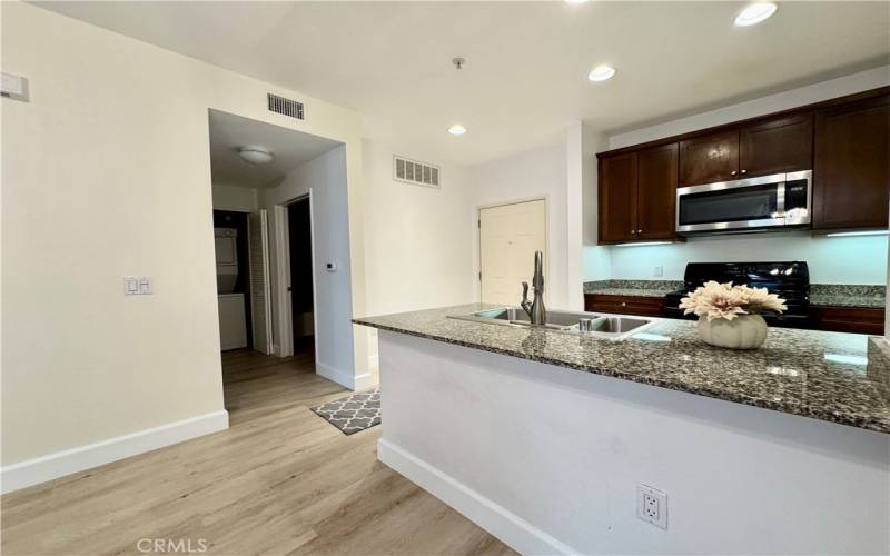 View of Kitchen from the dining room