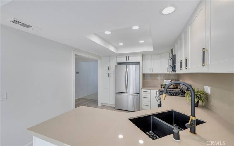 Remodeled kitchen