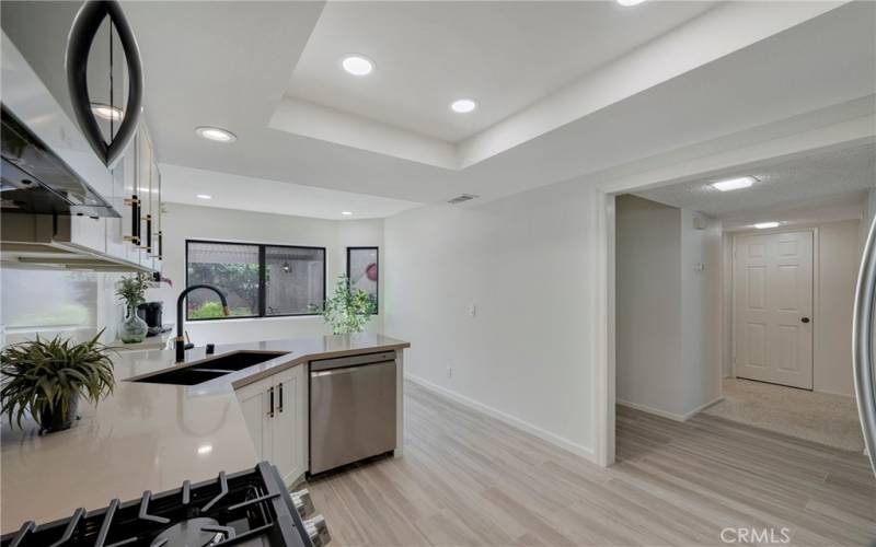 Remodeled kitchen