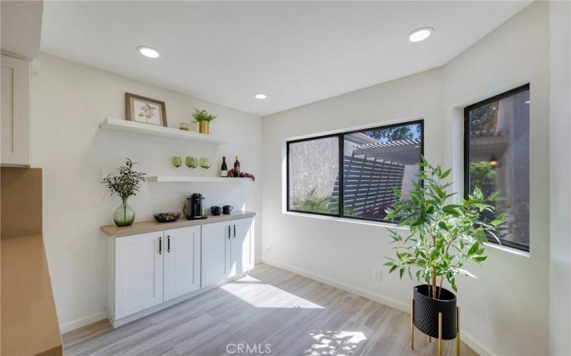 Remodeled kitchen