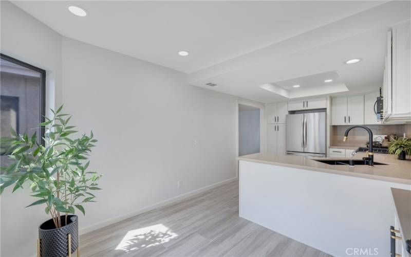 Remodeled kitchen