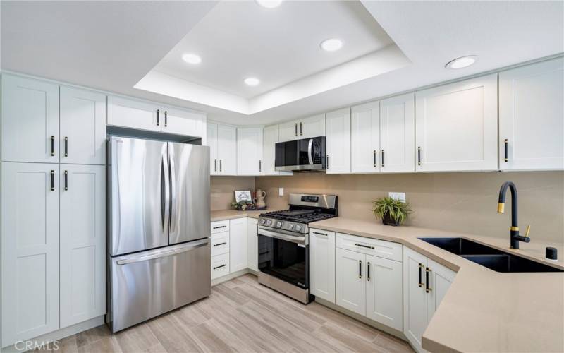 Remodeled kitchen