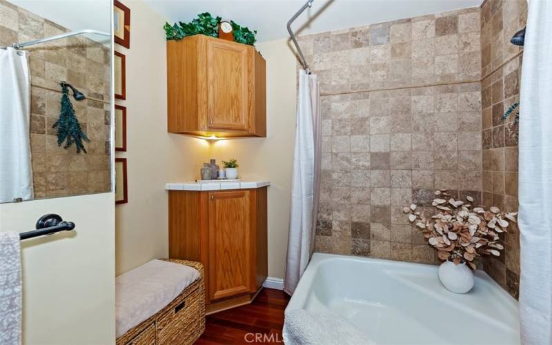 VANITY AREA OF DOWNSTAIRS BATHROOM