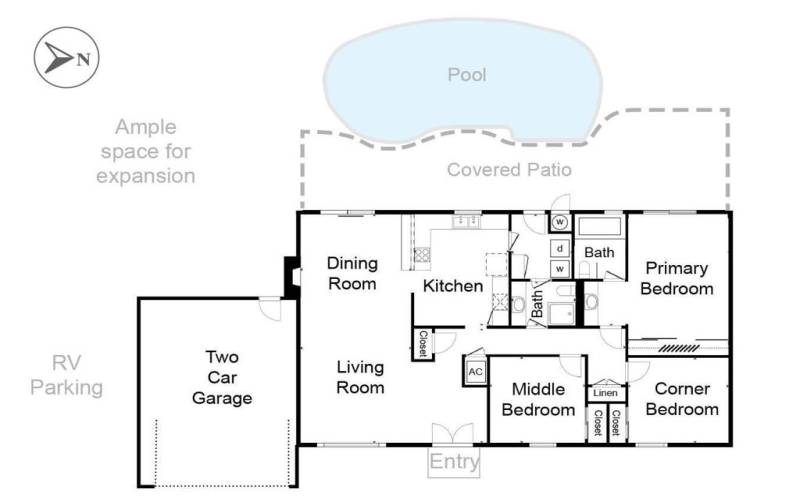 Floor plan - artist's rendering