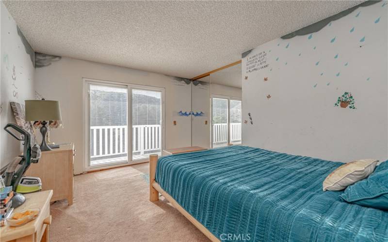 Upstairs Bedroom with Balcony