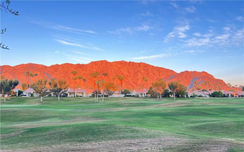 Sunrise on the Santa Rosa Mountains