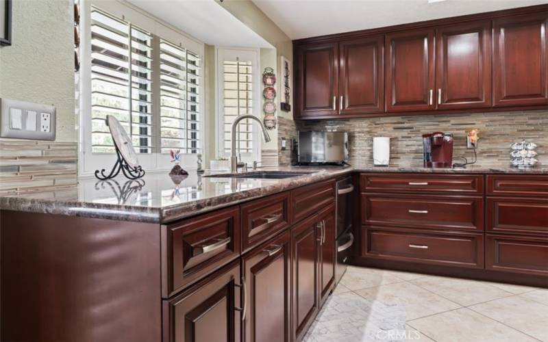 Kitchen with Mountain Views