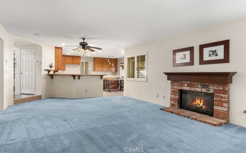 Family Room Facing Kitchen