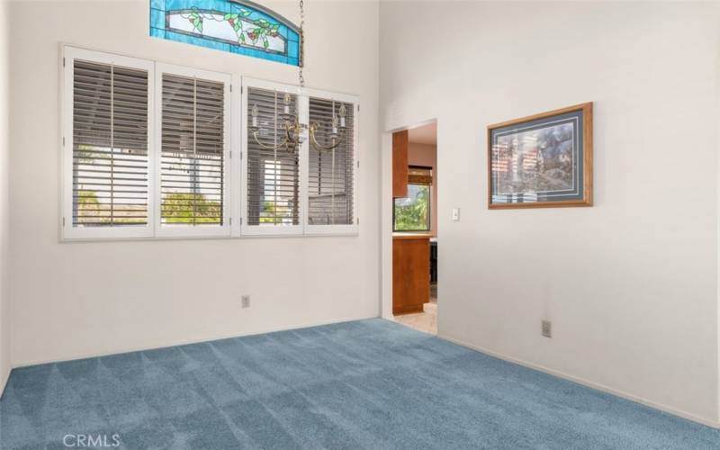 Formal Dining Area Off of Kitchen