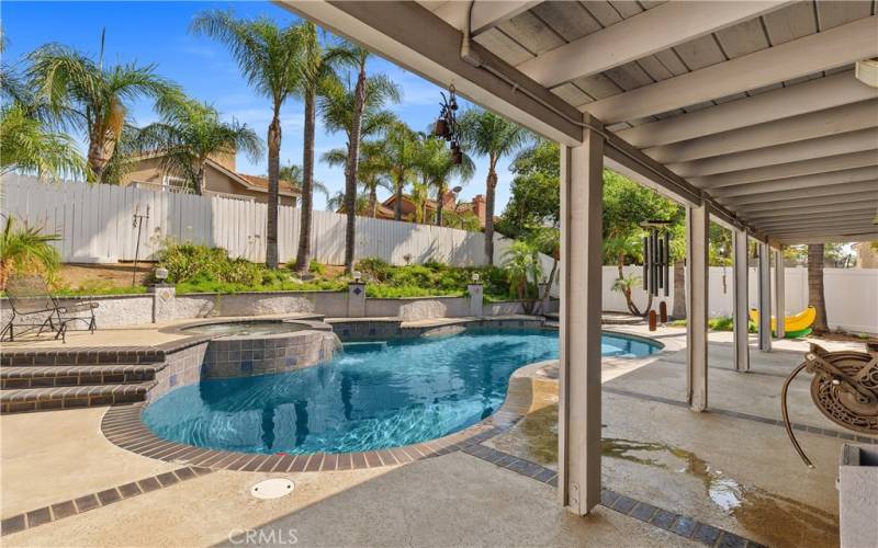 Patio and pool