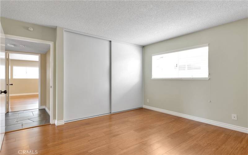 one of three bedrooms on first floor