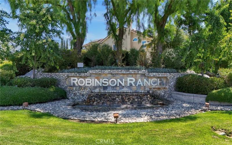 Robinson Ranch HOA amenities.