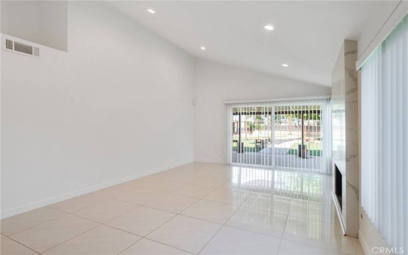 Living room view as you enter the home.