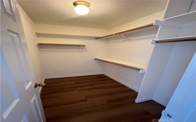 Walk-in Closet at Master Bedroom