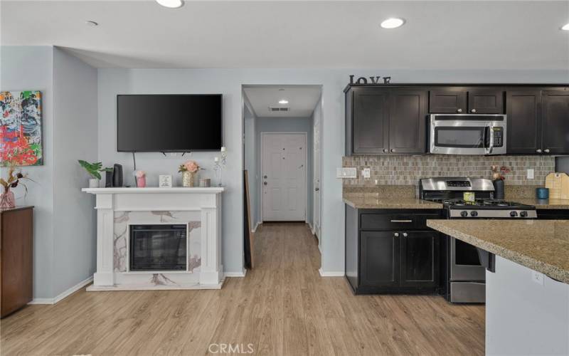 Living Room and Kitchen