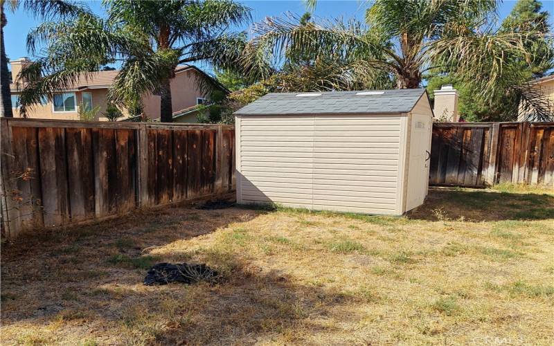 Backyard shed