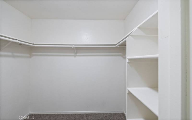 Walk in closet with built ins