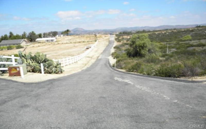 Another paved road access to property