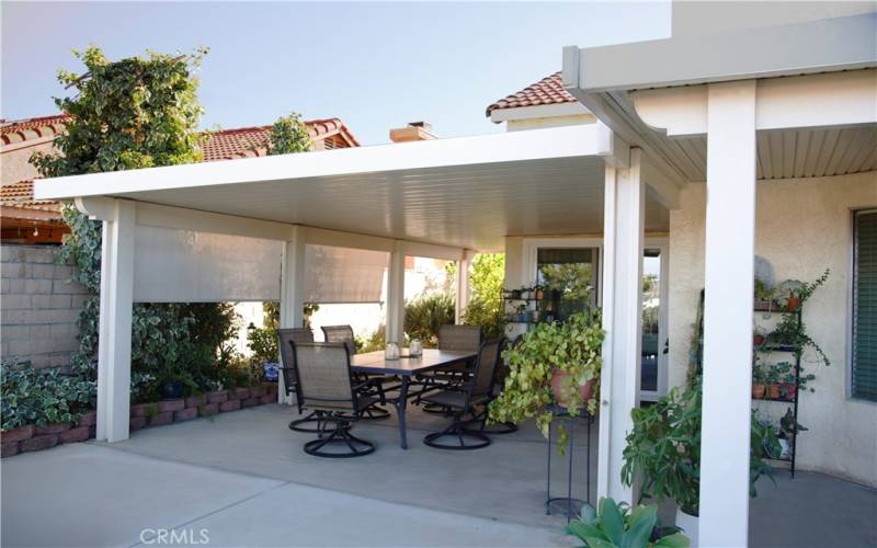 Back yard Covered Patio