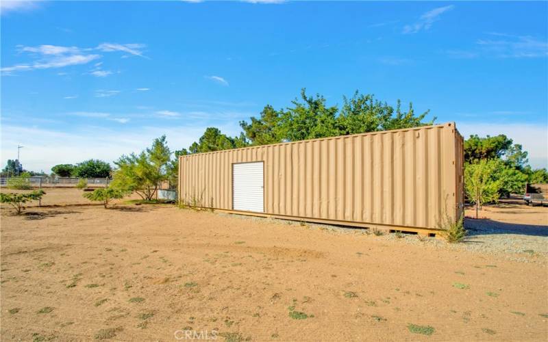 Extra High Storage container with Dbnle Doors & Side Roll-Up door, available to purchase at $6500