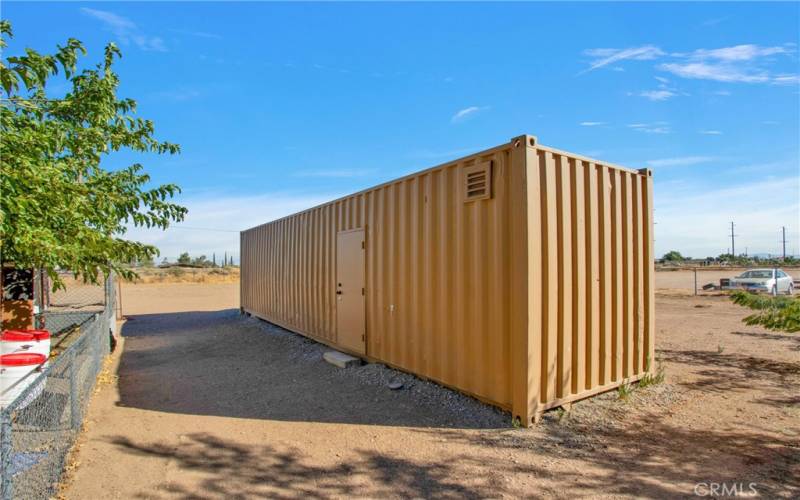 Extra High Storage container with Dbnle Doors & Side Roll-Up door, available to purchase at $6500