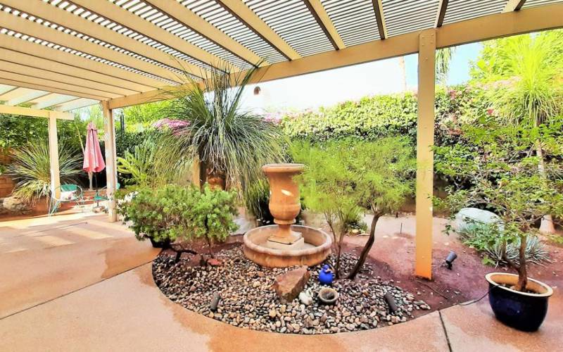 Family rm kitchen patio