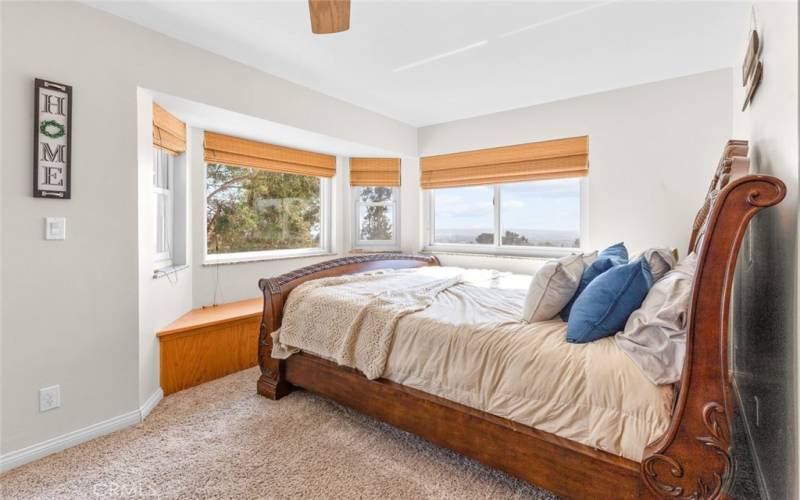 primary bedroom with stunning views