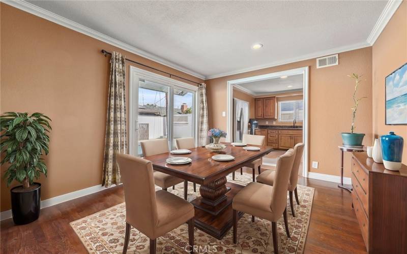 Dining Area Virtually Staged